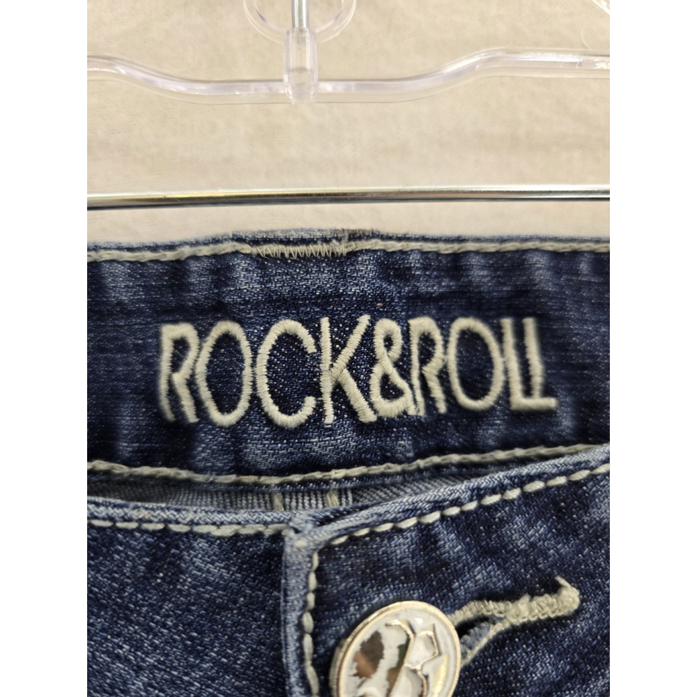 Rock And Roll Cowgirl Boyfriend Denim Jeans. Cot/span. Ladies Size 30x32 - Picture 7 of 14